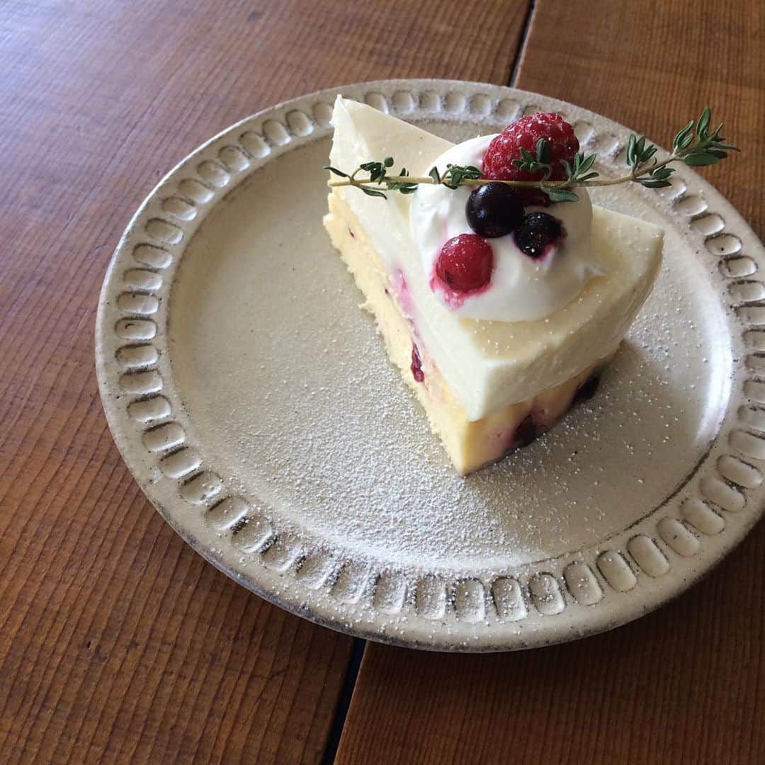 手紙社さんのインスタグラム写真 - (手紙社Instagram)「【手紙舎 2nd STORY】 明日より「秋のチーズ&チーズケーキフェア」開催いたします。 明日11/5(木)の日替わりチーズケーキは「ベリーのダブルチーズケーキ」です。ほろりとした食感のベイクドチーズケーキになめらかとろけるレアチーズケーキを重ねたダブルチーズケーキ。甘酸っぱいベリーをちりばめました。二つのチーズケーキが一度に楽しめる欲張りなチーズケーキです。 明日のみのご用意となりますのでぜひお楽しみください。 . 2020/11/4 . #手紙舎#カフェ#チーズケーキフェア#チーズケーキ#2nd story#柴崎#ダブルチーズケーキ」11月4日 12時02分 - tegamisha