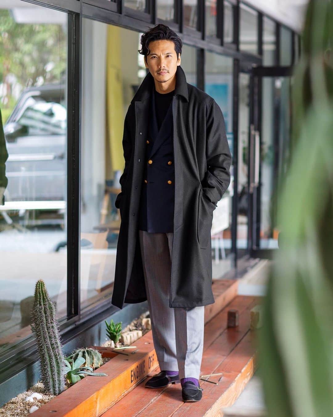 美品】シーラップ BEAMS F別注 Sealup ステンカラーコート