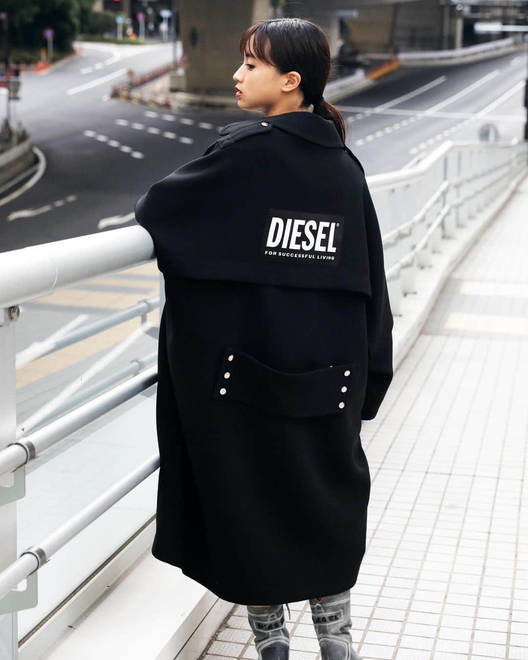 玖瑠実さんのインスタグラム写真 - (玖瑠実Instagram)「DIESEL🖤  #diesel #ディーゼル #winterjacket #アウター」11月4日 22時02分 - kurumi_0125_