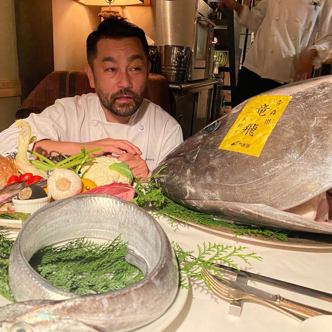 横田真一のインスタグラム：「チニャーレ予約困難 うますぎるイタリアン🇮🇹」