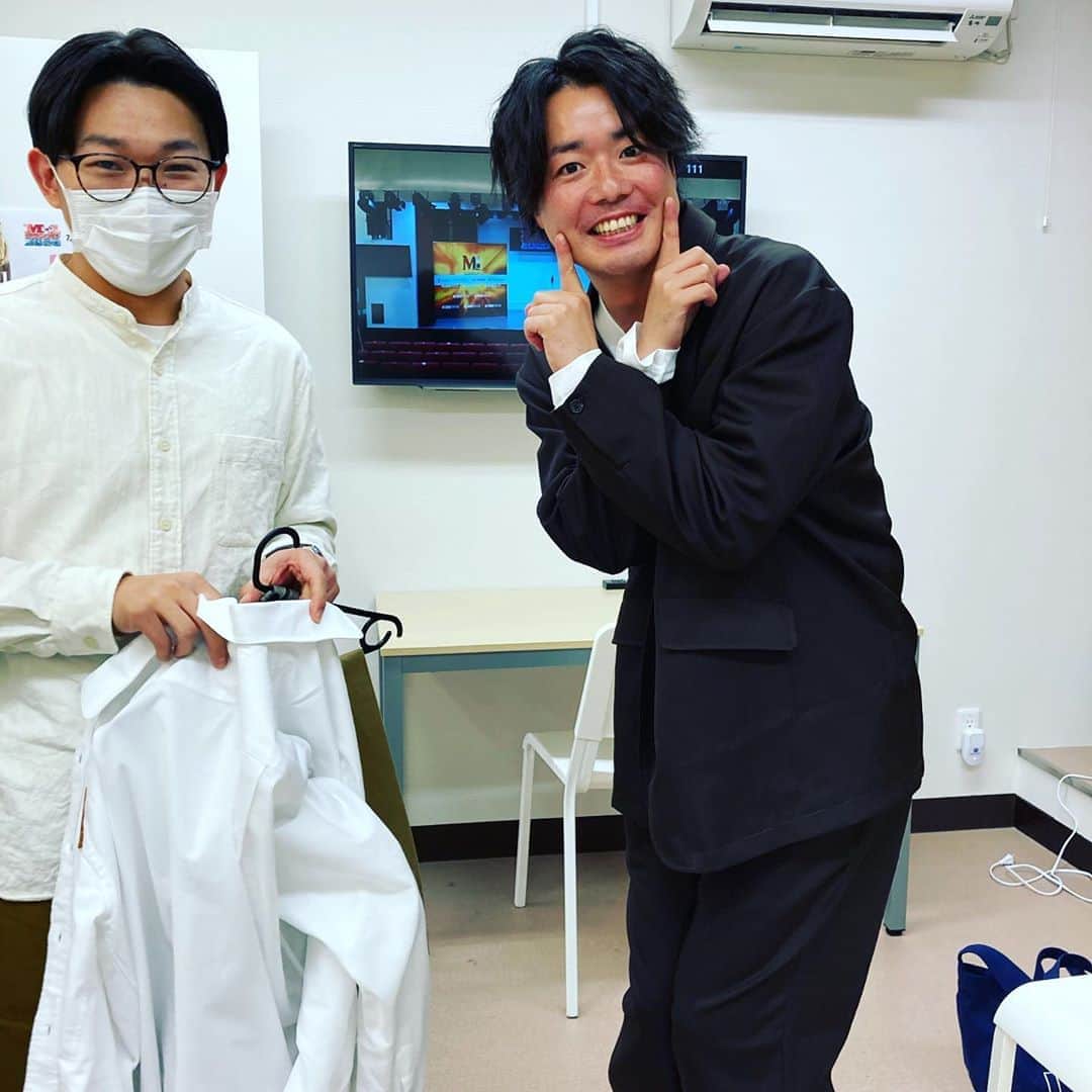 畠中悠のインスタグラム：「M-1、2回戦終了！ お久しぶりのぺこぱさん！ #ぺこぱシュウペイ　さん #オズワルド伊藤」