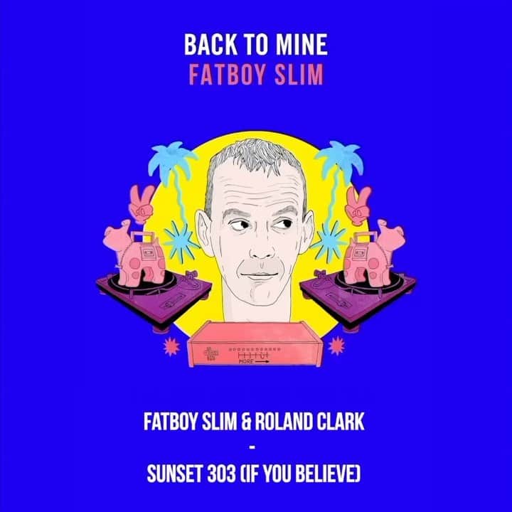 FatboySlimのインスタグラム：「My "Back To Mine" mix album comes out on Friday, included on it are 2 previously unreleased tracks of mine...  First is Fatboy Slim & @rolandclarkmusic "Voice Of Experience". Roland sent me a poem right at the start of lockdown which I thought caught the melancholy but also the positive side of what we were all going through with the pandemic. I put it over Pink Floyd’s ‘The Great Gig In The Sky’ on one of my Lockdown Mixtapes and it really struck a chord with people. There’s no direct reference to lockdown, but that’s what the poem is all about.  AND Yum Yum Head Food – The Voice Of Experience This was part of an album that I made just to play for my friends when we all went back to mine - simply my very own chill out album at a time when I didn’t want to release chill out albums! This track has never been released before and comes directly from my House Of Love sessions when all we wanted to hear was blissed out tunes. You could say this track was therefore purposefully built for this Back To Mine album… Hear the tracks and order the album #LinkInBio  @backtominemusic」