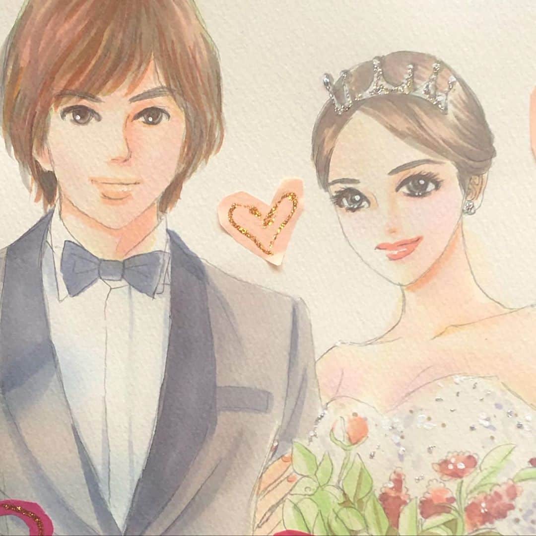 ひうらさとるのインスタグラム：「出来上がり💕 おめでとうございます🎉🎊 #weddingwelcomeboard」