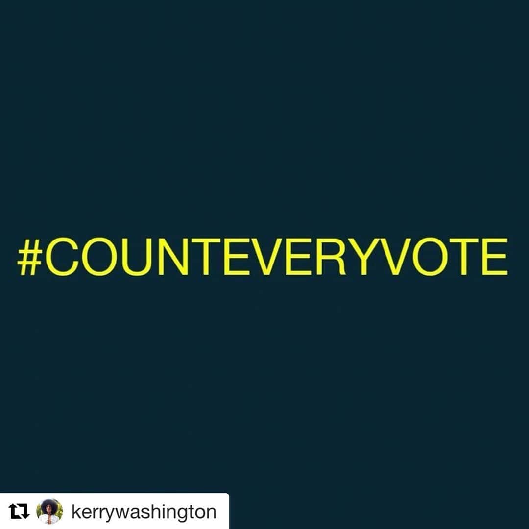 ダン・ブカティンスキーのインスタグラム：「Why should it even be a question that EVERY vote be counted?  I mean .... duh. Right?  #Repost @kerrywashington  ・・・ #CountEveryVote」