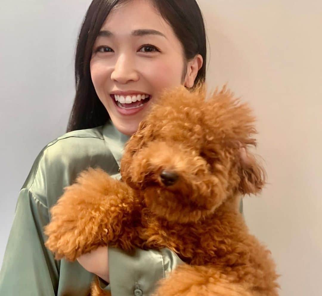 佐藤美樹さんのインスタグラム写真 - (佐藤美樹Instagram)「. pinchの癒し系店長と🐶💓 . . フリーなってから、ずっとお世話になっているヘアサロン。 .  . メディアにも沢山出ていて、すごく刺激をもらっています✂︎✨ . . 前髪の今後は、もう少し考えることにしました。 @aki39.39  ✧･━･✧･━･✧･━･✧･━･✧･━･✧ #ヘアメンテナンス  #ヘアサロン  #pinch  #南青山  #美容室  #看板犬  #トイプードル  #犬好きな人と繋がりたい  #犬好き  #ぬいぐるみみたい  #癒し  #癒しスポット  #フリーアナウンサー  #女子アナ  #前髪  #伸ばそかな #どう思う  #佐藤美樹」11月4日 17時31分 - satomiki0224