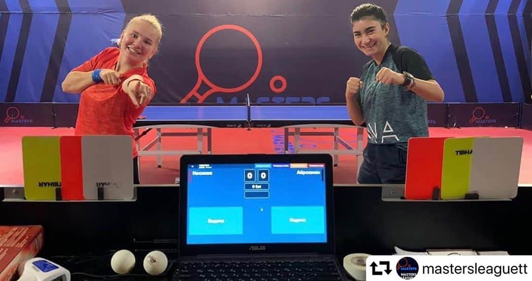 ヤナ・ノスコワさんのインスタグラム写真 - (ヤナ・ノスコワInstagram)「На позитиве с @eliz_official17 🏓🤩😍」11月4日 17時48分 - yana_noskova_