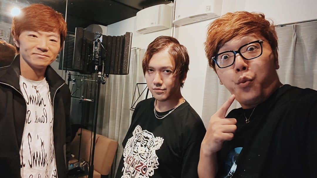TeddyLoidのインスタグラム：「ヒカキン&セイキン 2020年 新曲 レコーディング完了😎😁😎 #HIKAKIN #SEIKIN」