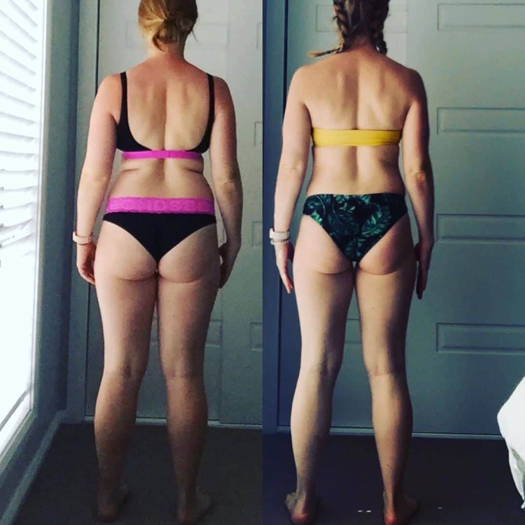 ケイラ・アイトサインズさんのインスタグラム写真 - (ケイラ・アイトサインズInstagram)「#BBGprogress 👏 Christine's (@fit_mama_raising_wildlings) progress with my #BBG program. I LOVE what you have to say about your fitness journey, it's SO true. It's so important that you ADD habits and routines to your life that you are able to maintain longterm - because living a healthy lifestyle is an ongoing process!  Christine says: "Hey girl. Keep going. Not because you haven’t arrived ‘there’ yet but because ‘there’ isn’t actually a place at all. And this work you’re doing right now should be something that you aren’t waiting to get to the end of. It’s life. So move your body in a way that feels good. Eat the foods you enjoy. Keep taking time out for yourself so that you can be the best version of you. Keep going. ❤️”  If you are ready to work out with me, Christine and the entire #BBGcommunity, it's now even easier! I have four different programs available on @SWEAT: BBG, #BBGZeroEquipment, #BBGStronger and #PostPregnancy, so there is really something for everyone. I have also included beginner weeks in all of my programs (and foundation weeks for my Post Pregnancy program), so if you're new to training, I've got you!   Download @SWEAT and get a 7-day free trial to try one of my programs now. 💪  www.kaylaitsines.com/BBGatHome ⁣⁣ #BBGathome #SWEATathome #BBG #BBGtransformation #fitnessjourney #fitnesstransformation」11月4日 19時30分 - kayla_itsines