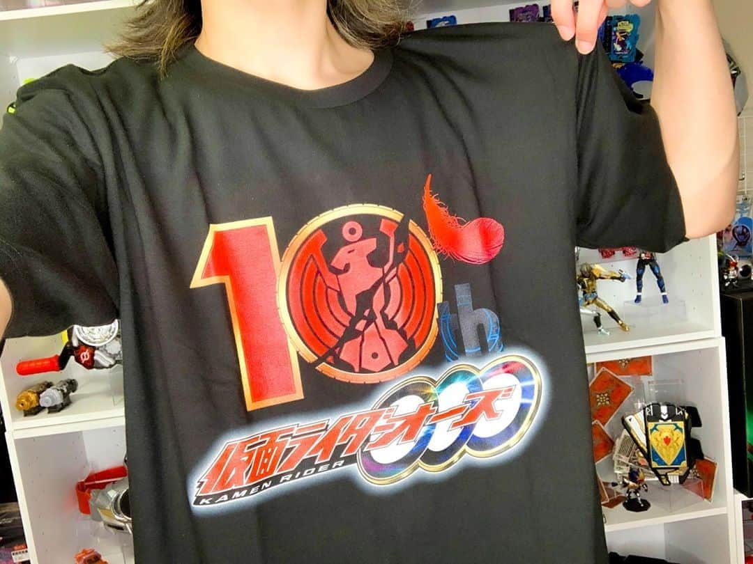 通りすがりのにっちゃむさんのインスタグラム写真 - (通りすがりのにっちゃむInstagram)「10th Anniversary T-SHIRT  #仮面ライダーオーズ #アンク #仮面ライダーセイバー #特撮 #特撮好きの人と繋がりたい #仮面ライダー好きな人と繋がりたい #オモ写 #フィギュアーツ #にっちゃむch #kamenridersaber #t_shf  #shfiguarts #toyphoto #toyphotography #toyphotographer」11月4日 20時02分 - myao2371