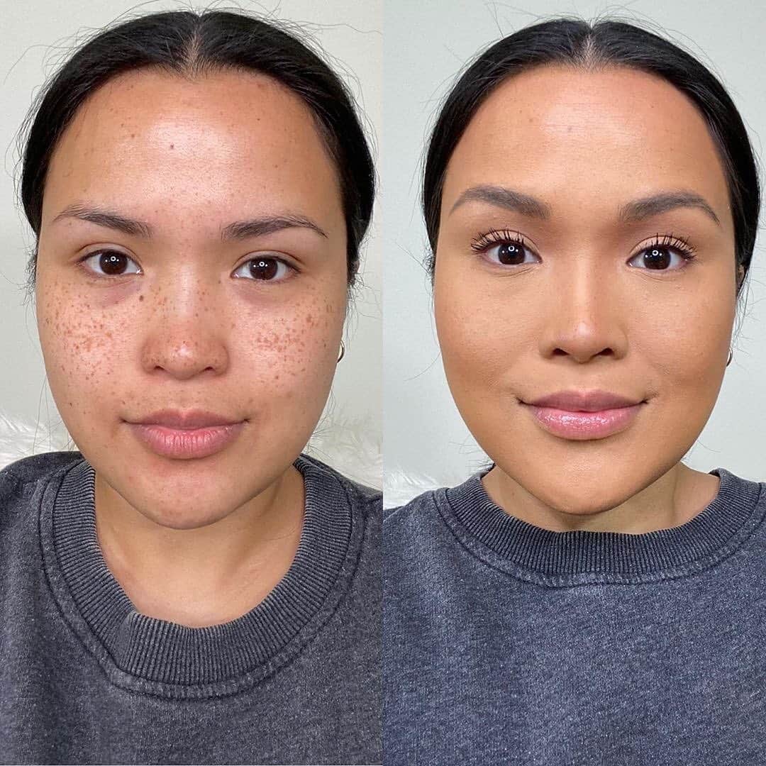 Huda Kattanさんのインスタグラム写真 - (Huda KattanInstagram)「When your complexion routine leaves a natural filtered finish AND lasts up to 10 hours! 😍 #FauxFilter Stick Foundation is our go-to! 🌟  SWIPE through to see the amazing tutorials and before & after looks by @swatchqueen1 @violeah_ @makeupbydossantos @hanstluce @quickbeautyadvices」11月4日 21時08分 - hudabeauty