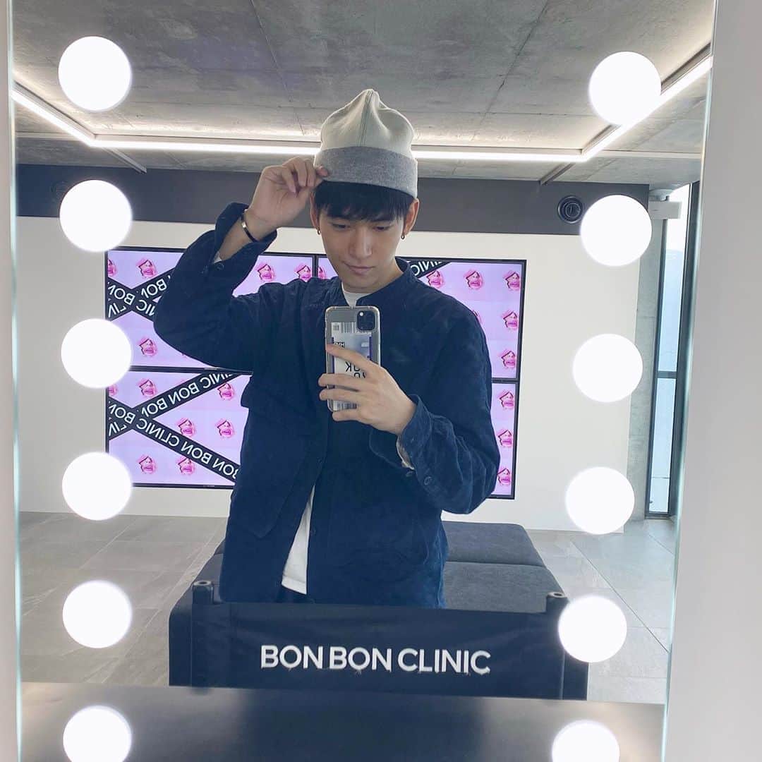 樋口葉生のインスタグラム：「隔離に入る前に @bonbonclinic へ👶🏻 ありがとうございます🥚」