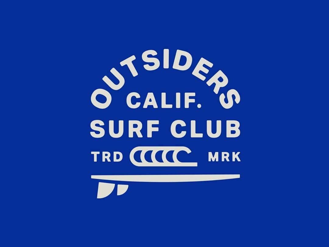 Dribbbleさんのインスタグラム写真 - (DribbbleInstagram)「The Outsiders - Badge exploration by Alex Aperios ⠀ ⠀ #dribbble #design #surf #surfing #california #logo #logodesign #branding」11月5日 6時57分 - dribbble