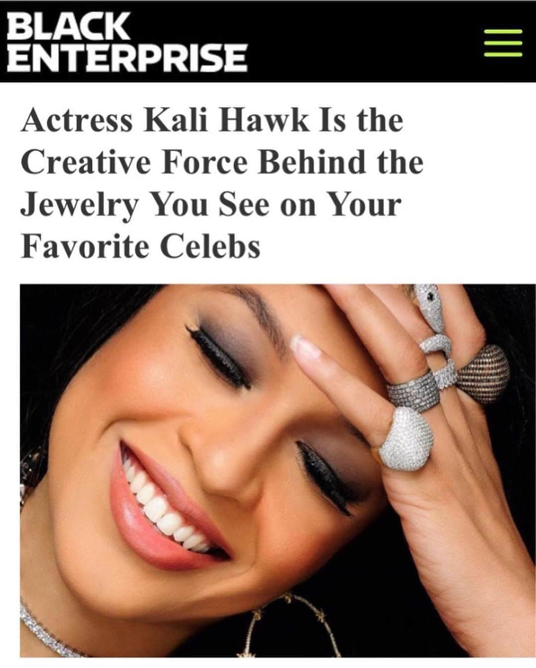 ヴィオラ・デイヴィスさんのインスタグラム写真 - (ヴィオラ・デイヴィスInstagram)「My #WCW for this week is actress and entrepreneur @KaliHawk, Founder and Creative Director of the California-based jewelry line @H.Crowne. Best known for her signature crowns, her extraordinary collection has been worn by celebs like @Beyonce, @NickiMinaj, @TaylorSwift, @ArianaGrande, @SerenaWilliams, @JanetJackson and hopefully me soon! Her accessories have appeared in popular publications such as @voguemagazine, @harpersbazaarus and @papermagazineofficial, etc. Click the link in my bio to learn more about @H.Crowne! 👑 www.hcrowne.com #WCW #BlackGirlMagic #SupportBlackOwnedBusinesses」11月5日 8時09分 - violadavis