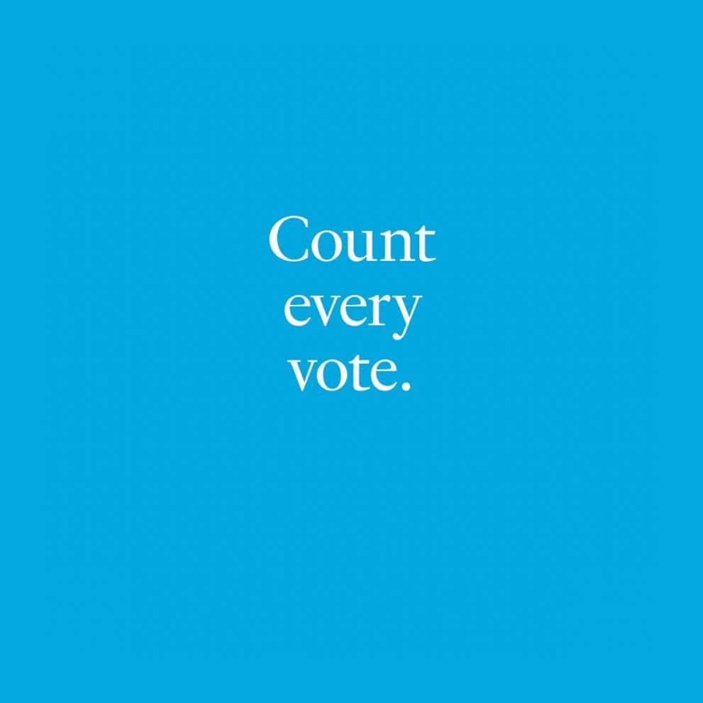 ヒラリー・クリントンさんのインスタグラム写真 - (ヒラリー・クリントンInstagram)「We'll know the election results when every ballot is counted. That's how democracy works.」11月4日 23時45分 - hillaryclinton