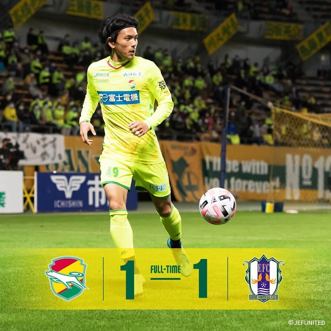 ジェフユナイテッド市原・千葉のインスタグラム：「2020明治安田生命J2リーグ 第31節 愛媛FC戦 試合結果 1-1  #jefunited #ジェフ千葉 #jleague #Jリーグ #WINBYALL #愛媛FC」
