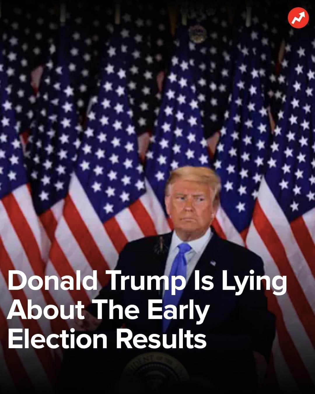 BuzzFeedさんのインスタグラム写真 - (BuzzFeedInstagram)「Trump could win the election legitimately, with votes still being counted. Early Wednesday morning, he tried to steal it.  Link in bio.」11月5日 1時12分 - buzzfeed