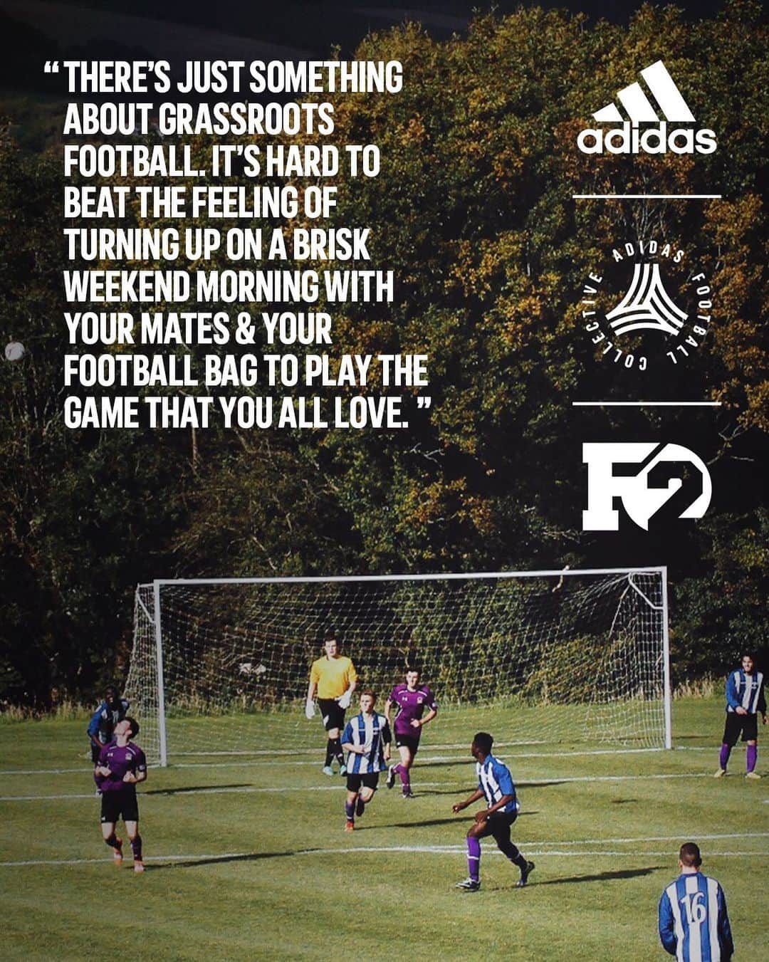 F2Freestylersのインスタグラム：「/// Why do you love Grassroots football?   /// adidas are giving away kits across Europe as part of the #adidasfootballcollective  /// If you want to win a kit for your football team, click the link in our bio. @adidasfootball #createdwithadidas  📷 @kierancphoto」