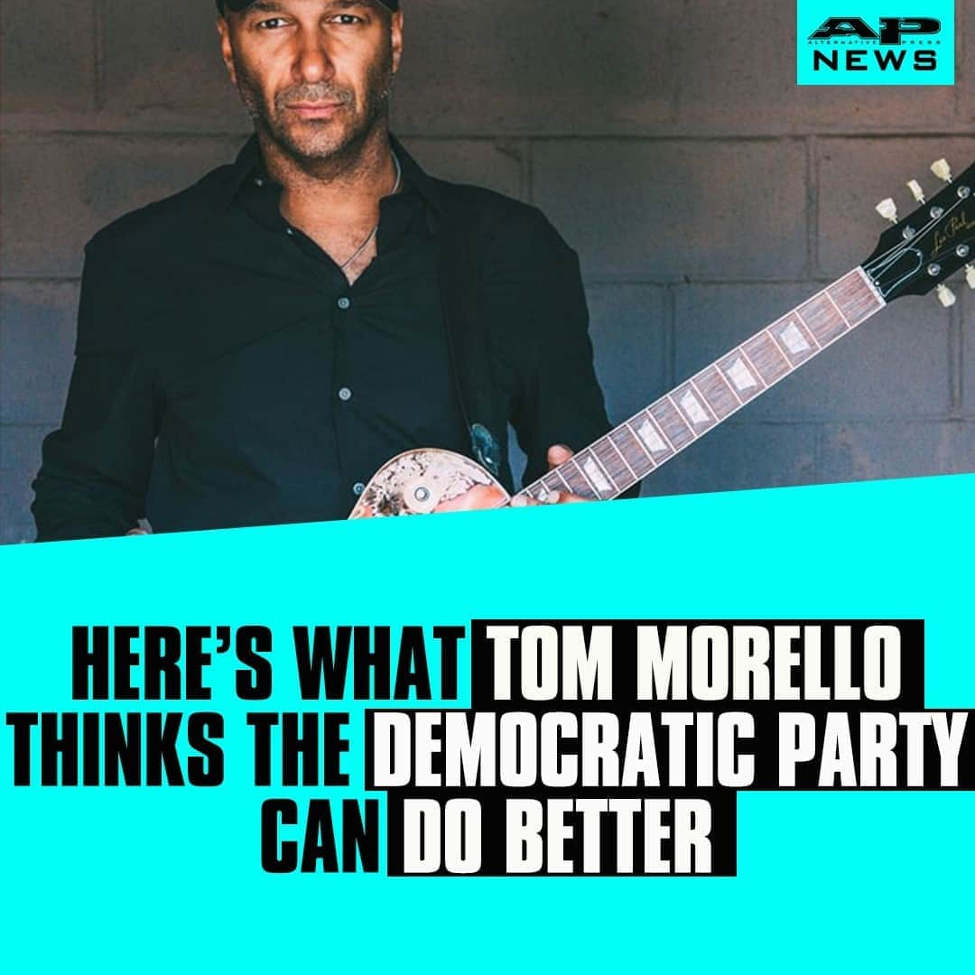 Alternative Pressさんのインスタグラム写真 - (Alternative PressInstagram)「Here’s what @tommorello of Rage Against the Machine thinks the Democratic and Republican parties can improve⁠ LINK IN BIO⁠ .⁠ .⁠ .⁠ #tommorello #rageagainstthemachine #ratm #democrats #republicans #altpress #alternativepress」11月5日 3時45分 - altpress