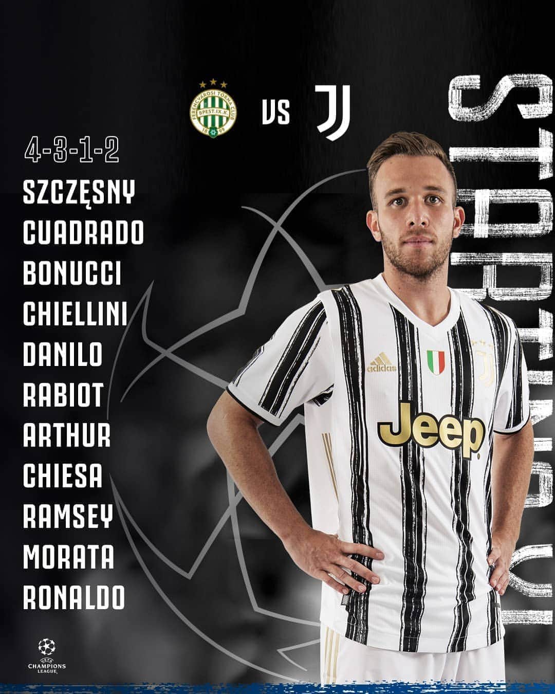 ユヴェントスFCさんのインスタグラム写真 - (ユヴェントスFCInstagram)「📝⭐️ YOUR JUVENTUS 🆇🅸  #FerencvarosJuve #JuveUCL #FinoAllaFine #ForzaJuve」11月5日 4時13分 - juventus