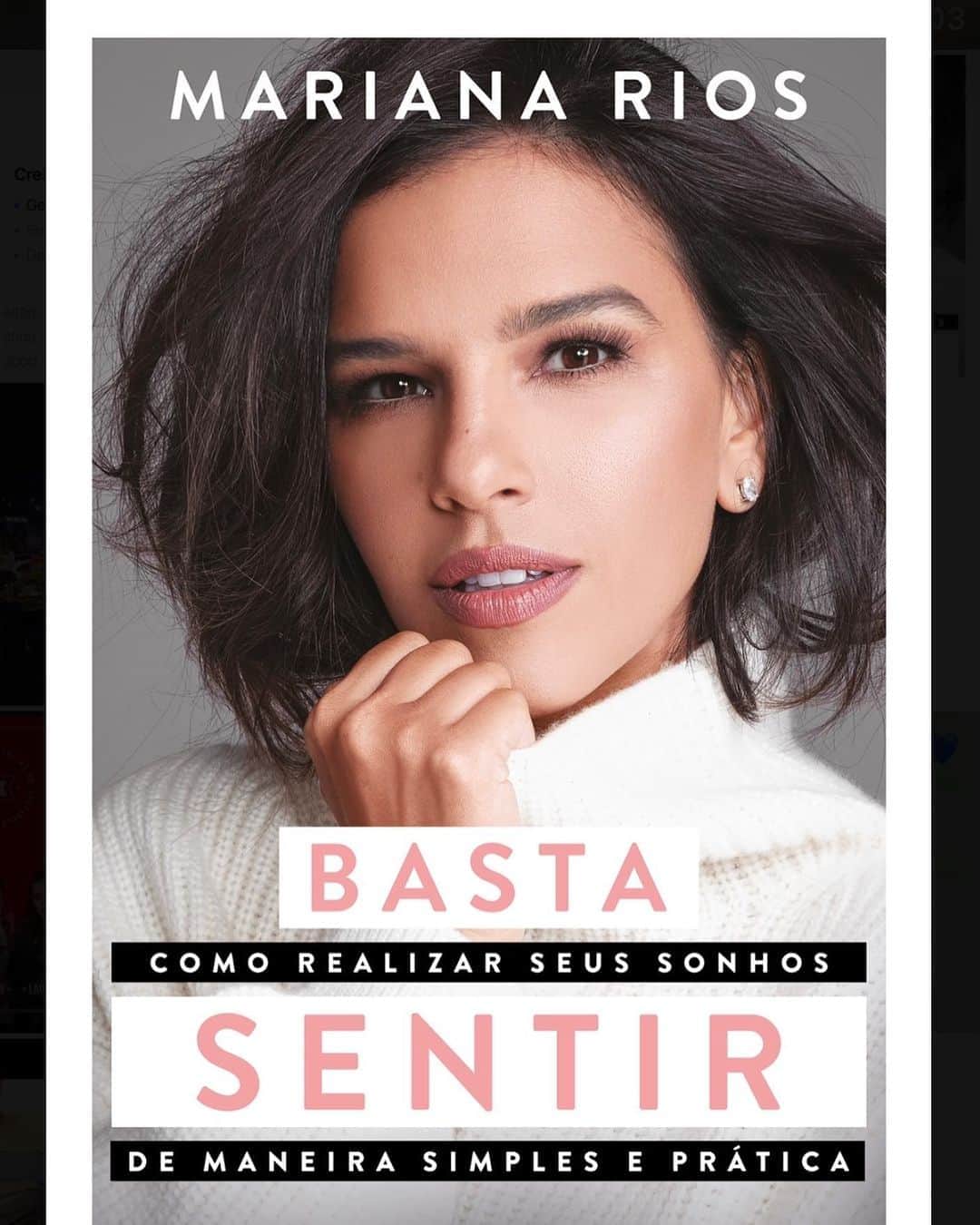 Mariana Riosのインスタグラム：「Nasceu! "Basta Sentir" Hoje eu venho falar especialmente com aqueles que me acompanham, que se identificam com meu jeito de pensar e de conduzir a vida. Eu acredito nessa conexão, mais do que em qualquer outra coisa. Somos espelhos! Enxergamos no outro aquilo que existe dentro de nós. Pra vocês, quero contar que esse é meu primeiro livro. Nele, eu revelo a minha trajetória de vida, minha história. E dentro dessa história existe um método para conquistar os meus desejos e sonhos, que sempre funcionou pra mim. E por isso, decidi dividir com todos. Acredito que passamos por um ano de muitos altos e baixos, e quem sabe, compartilhando com vocês relatos da minha jornada, possamos seguir lado a lado, a partir de agora, buscando essa expansão de consciência e troca. Hoje, abriu a pré venda on-line do livro autografado edição limitada ♥️ Vou colocar o link na bio e nos stories para começarmos juntos essa jornada. Afinal de contas, basta sentir! #bastasentir  #marianarios」
