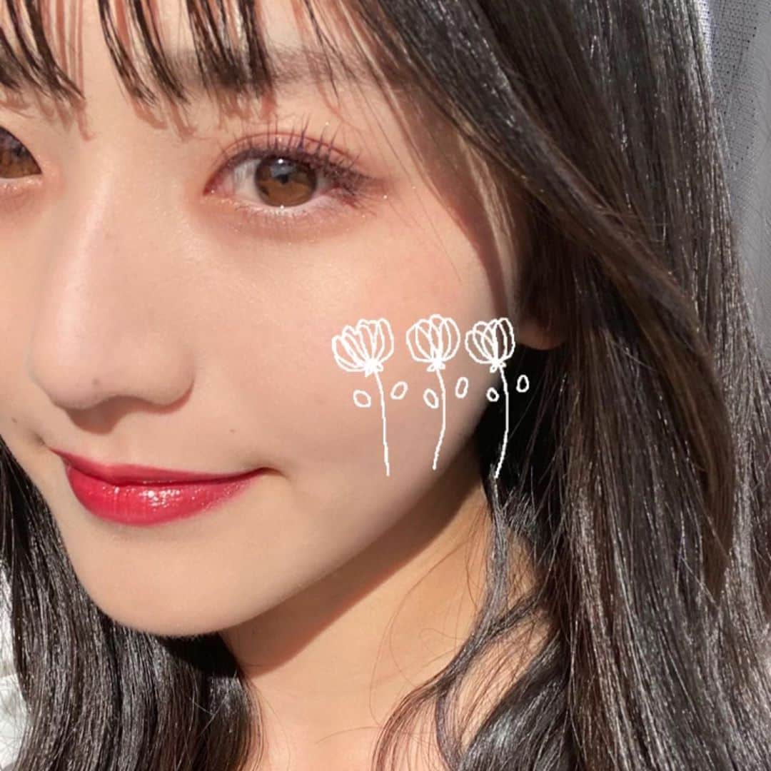 のインスタグラム：「昨日は髪もメイクも治安良かったのです(^O^)」