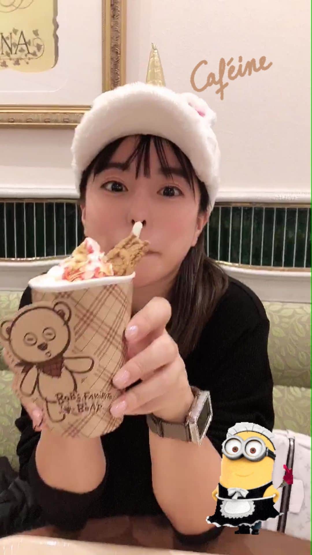のインスタグラム：「Cafe Time:)🍰☕️  #TIM #ユニバーサル」