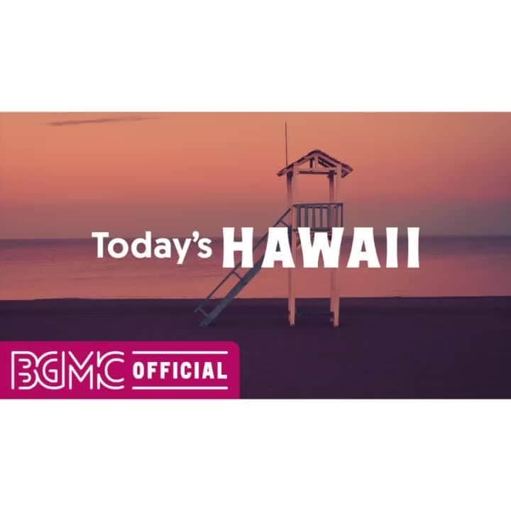 のインスタグラム：「Noon Easy Listening Music - Hawaiian Guitar Instrumental  Music for Chill, Rest, Study  Please check the full version on #YouTube from the profile URL.  #BGMC #BGMClife #HawaiianBGMchannel #StayHome #Hawaiian #Cafe #Relaxing」
