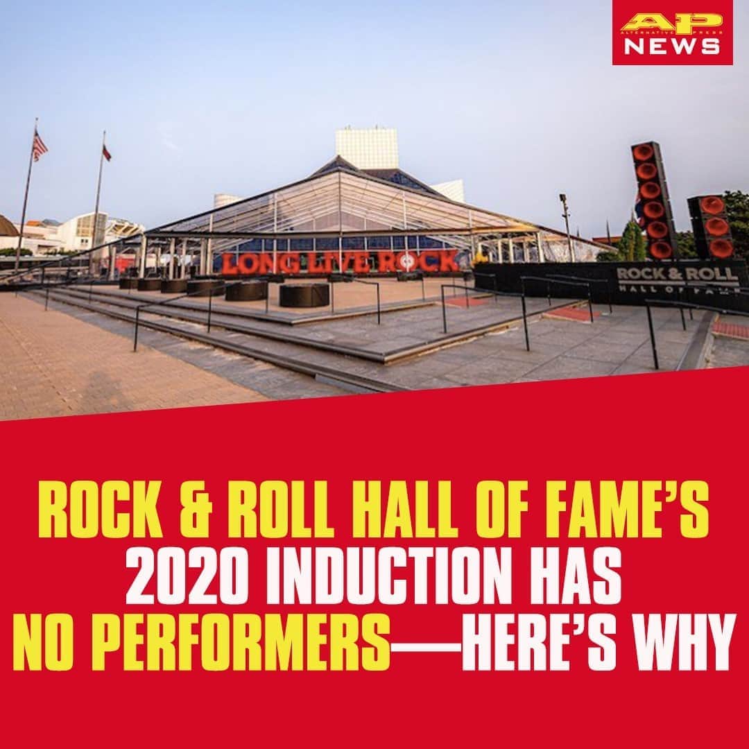 Alternative Pressさんのインスタグラム写真 - (Alternative PressInstagram)「The Rock & Roll Hall Of Fame (@rockhall) has not only permanently changed the date of future induction ceremonies, but this year’s show is moving forward without any musical performances ⁠ LINK IN BIO⁠ .⁠ .⁠ .⁠ #rockhall #rockandrollhalloffame #rockandrollhalloffameinductions #rockhallinductions #rockhall2020 #altpress #alternativepress」11月5日 10時01分 - altpress