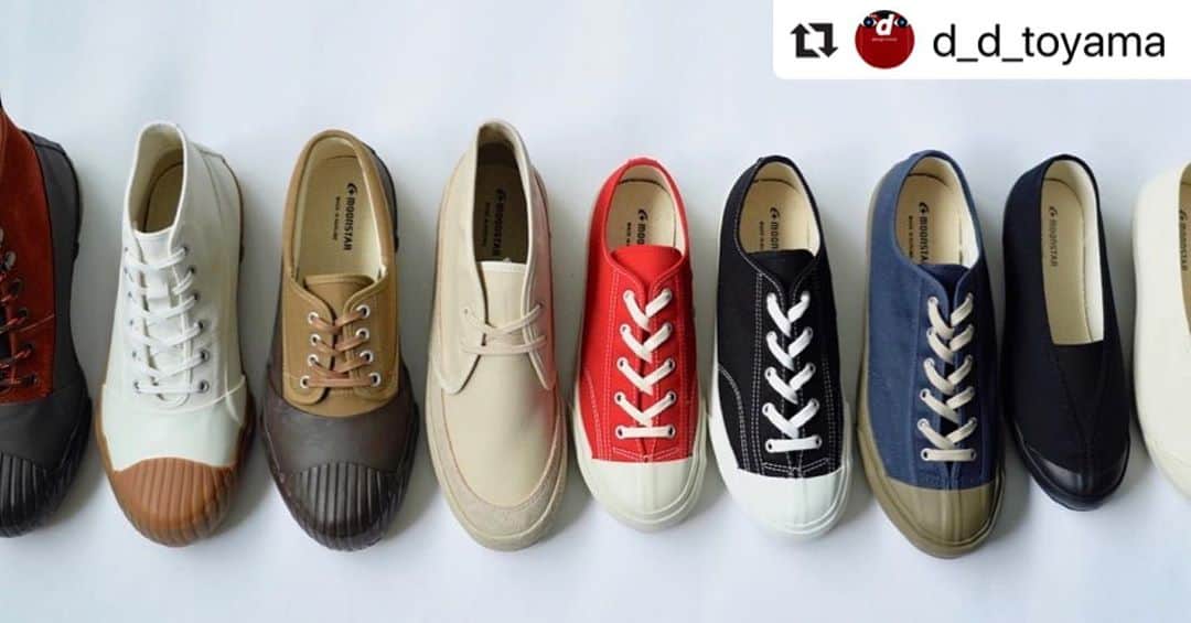 MOONSTARのインスタグラム：「D&DEPARTMENT TOYAMAにてイベント開催中です！  #Repost @d_d_toyama  ・・・ 【今日からMADE IN KURUME”のものづくり ムーンスターのスニーカー特集スタートしてます】﻿ ﻿ ﻿ 140年前に創業。地下足袋の生産から始まり大人から子供まで日本人の足を熟知し様々な靴作りを行なっている日本のシューズブランド、 ムーンスター。﻿ 今回は普段取り扱いのないアイテムも期間限定で豊富に揃えています。﻿ 履いてみるとわかる足馴染みの良さを店頭でぜひ体感してください。沢山のラインナップから履き比べお気に入りの一足を見つけてみてください。﻿ 皆様のご来店お待ちしております。﻿ ﻿ ﻿ “MADE IN KURUME”のものづくり ムーンスターのスニーカー﻿ 会期：2020/11/2(月)〜11/23(月)﻿ ﻿ https://www.d-department.com/item/DD_EVENT_23992.html﻿ ﻿ #danddepartment #toyama #富山 #とやま #longlifedesign #ロングライフデザイン#moonstar#スニーカー#ファッション#ムーンスター﻿」