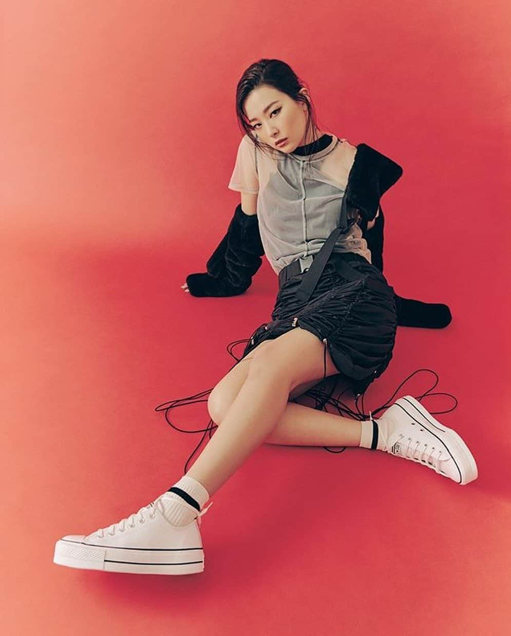 スルギさんのインスタグラム写真 - (スルギInstagram)「@hi_sseulgi x Converse」11月5日 11時23分 - kristiandawal29