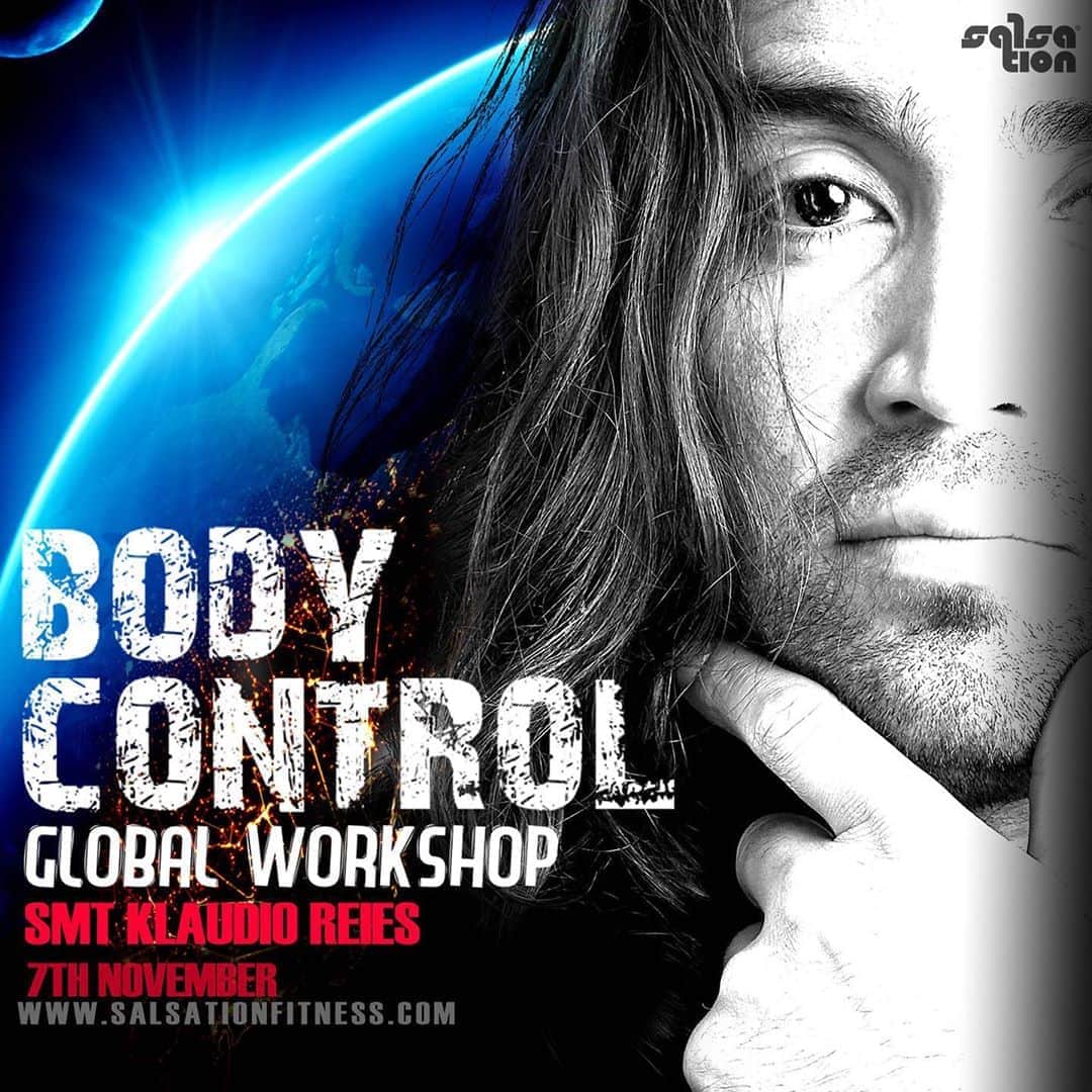 クラウディオ・リースのインスタグラム：「Global Salsation Workshop  SalsationMasterTrainer SMT  👉🏻@klaudioreies  www.salsationfitness.com  @salsationfitness   7 Nov 8:30 am 🇨🇱   Claudio@salsationfitness.com  40€」