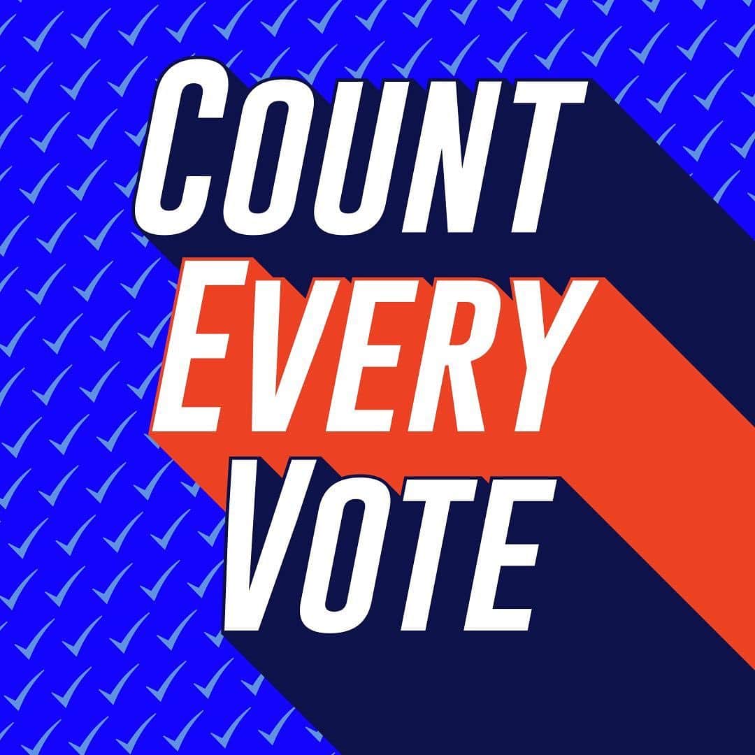 エレン・デジェネレスさんのインスタグラム写真 - (エレン・デジェネレスInstagram)「Leaders are chosen by the people. That means for a true democracy to work, every vote must count. Keep calm and count on. #everyvotecounts #counteveryvote #electionprotection」11月5日 11時40分 - ellendegeneres
