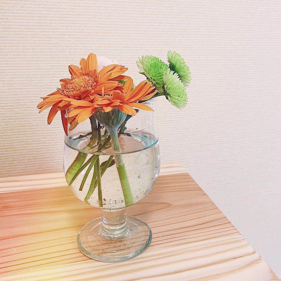 伊倉愛美さんのインスタグラム写真 - (伊倉愛美Instagram)「パフェみたいでかわいい美味しそう🌼🍨 glass→ @lasoufflerie ❤️❤️❤️ . #お花のある暮らし #お花好きな人と繋がりたい #花瓶 #flowers #flowerstagram #glass」11月5日 17時53分 - ikura_manami