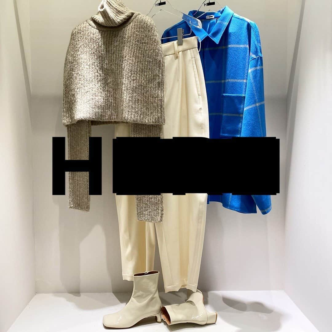 H BEAUTY&YOUTHさんのインスタグラム写真 - (H BEAUTY&YOUTHInstagram)「＜we11done＞ RIB TURTLE SET ¥53,900-(tax in) ＜LOEFF＞ BONTANG TROUSERS ¥36,300-(tax in) ＜H BEAUTY&YOUTH＞ STOLE CHECK WIDE SHIRT ¥60,500-(tax in) ＜LOQ＞ PATENT SHORT BOOTS for women ¥63,800-(tax in)  #H_beautyandyouth @h_beautyandyouth  #BEAUTYANDYOUTH #Unitedarrows #we11done #loeff #loq」11月5日 14時16分 - h_beautyandyouth