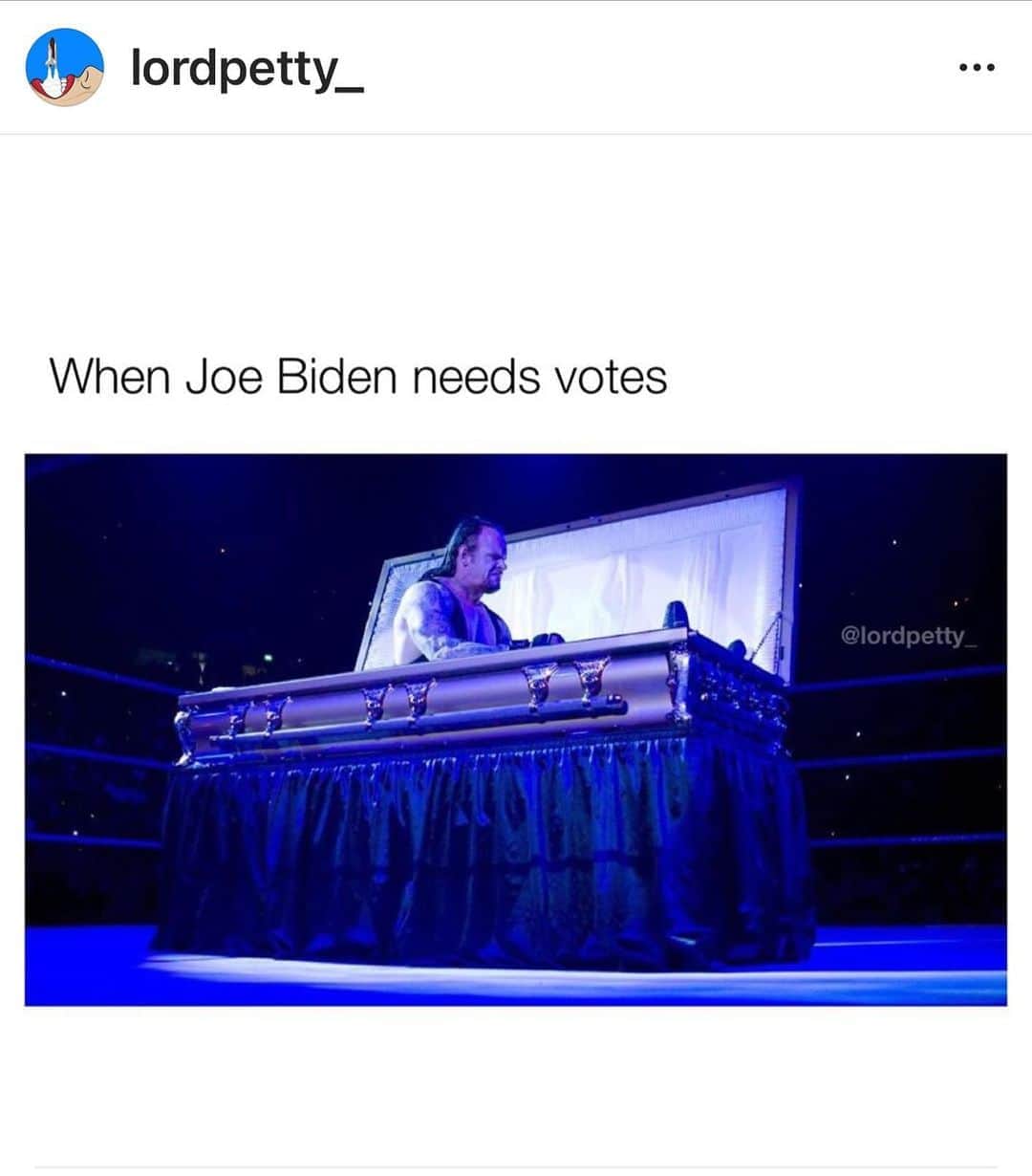 サミーア・アームストロングのインスタグラム：「😂 @joebiden @lordpetty_」