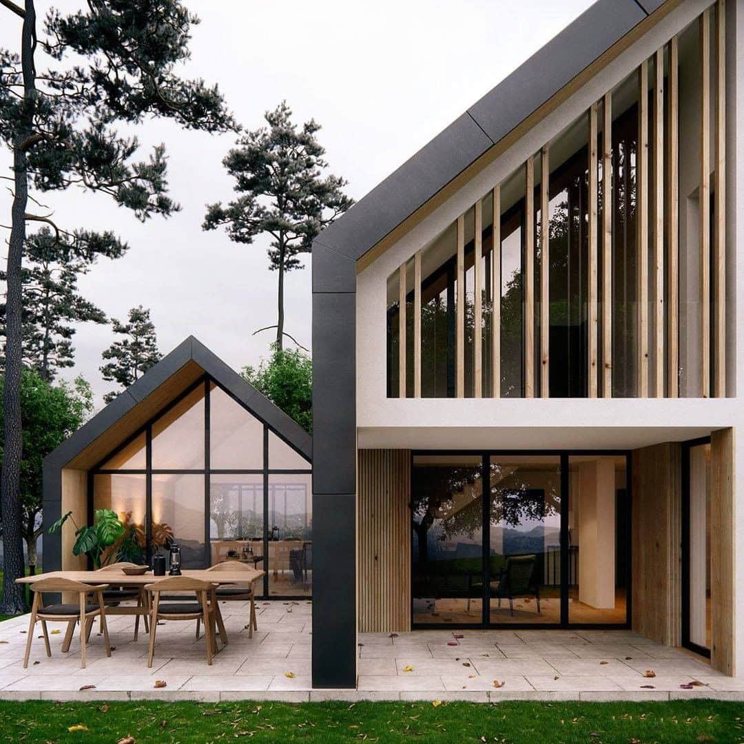 Architecture - Housesさんのインスタグラム写真 - (Architecture - HousesInstagram)「⁣ 𝐏𝐚𝐯𝐢𝐥𝐢𝐨𝐧 𝐇𝐨𝐮𝐬𝐞.⁣ Simple A-M-A-Z-I-N-G.⁣ Swipe left to discover it.💙⁣ ___⁣ 📐 @vudumotion⁣ @studio_arhein  #archidesignhome⁣ ___⁣ #render #renderlovers #cabin #architecture #architecture_lovers #architecturephotography ⁣⁣ #architecturelovers #architecturephoto #modernarchitecture #architecturedesign #architectures⁣⁣⁣ #archilovers #architect #cabinlove #cabinlife⁣  ⁣」11月6日 1時50分 - _archidesignhome_