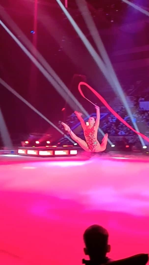 エカテリーナ・セレズネワのインスタグラム：「Темой шоу в этом году были Олимпиады🏆  Мой номер был посвящен XX Олимпийским играм в Мюнхене, которые были омрачены ужасной трагедией. Террористы захватили 11 израильских спортсменов и тренеров прямо в олимпийской деревне. Никто из заложников не выжил. Вечная память всем жертвам террора🙏🏽 Пусть будет мир во всем мире🙏🏽」