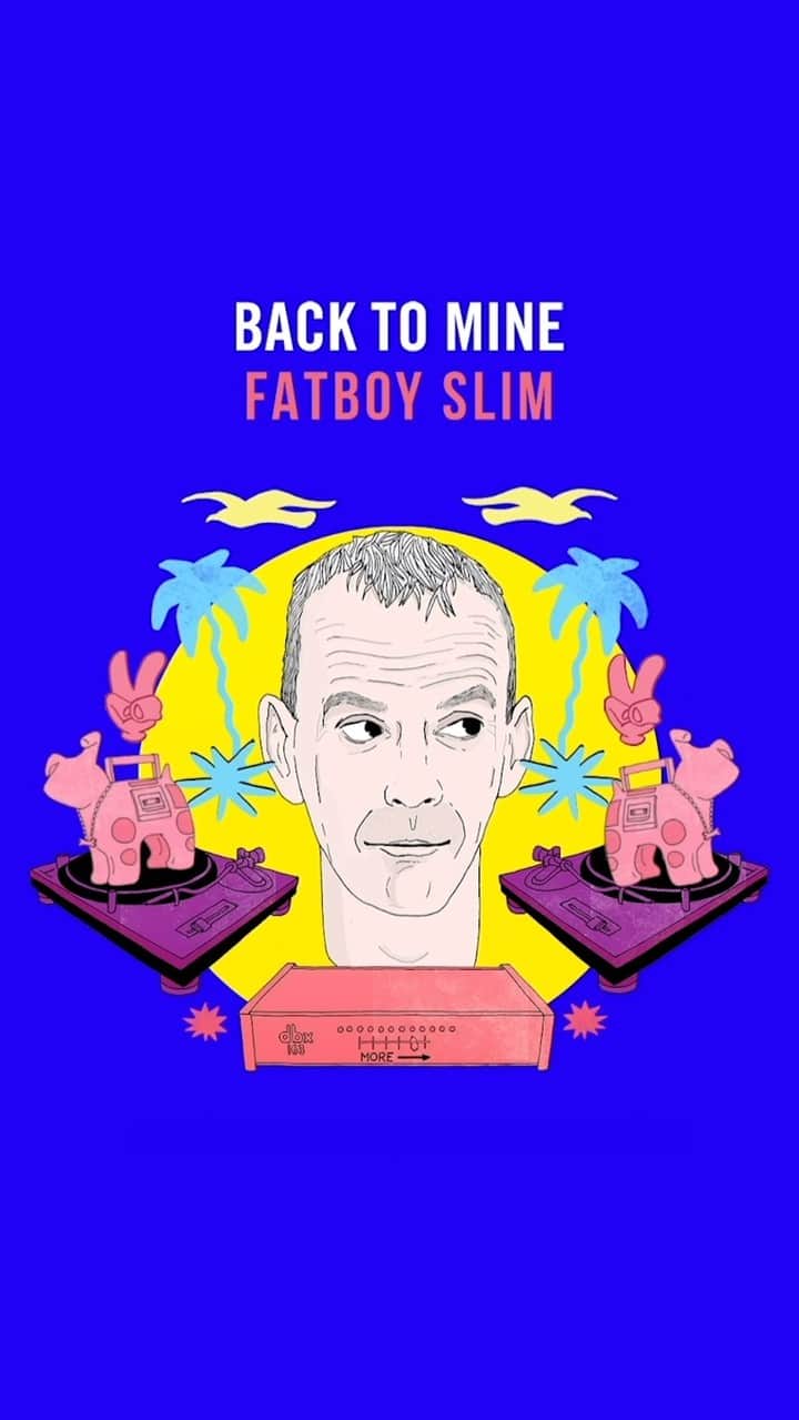 FatboySlimのインスタグラム：「featuring some of the tracks from my "Back To Mine" Mix album which comes out this Friday. Order it here: http://smarturl.it/BACKCD031  @backtominemusic」