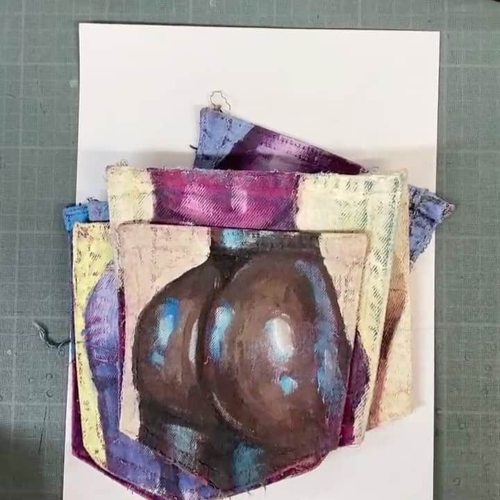 のインスタグラム：「Double pocket/ Double booty  Painting by @anachateau」