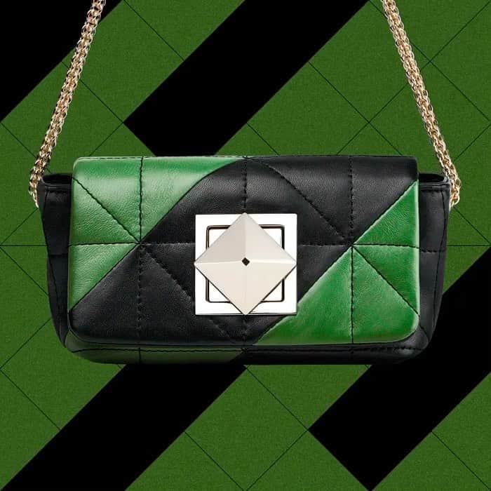 のインスタグラム：「And you, what Copain are you? Thursday is green one ! Available soon.. Shop your favorite on our website.  #Soniarykiel #Followthestripes #baglovers #iconic」