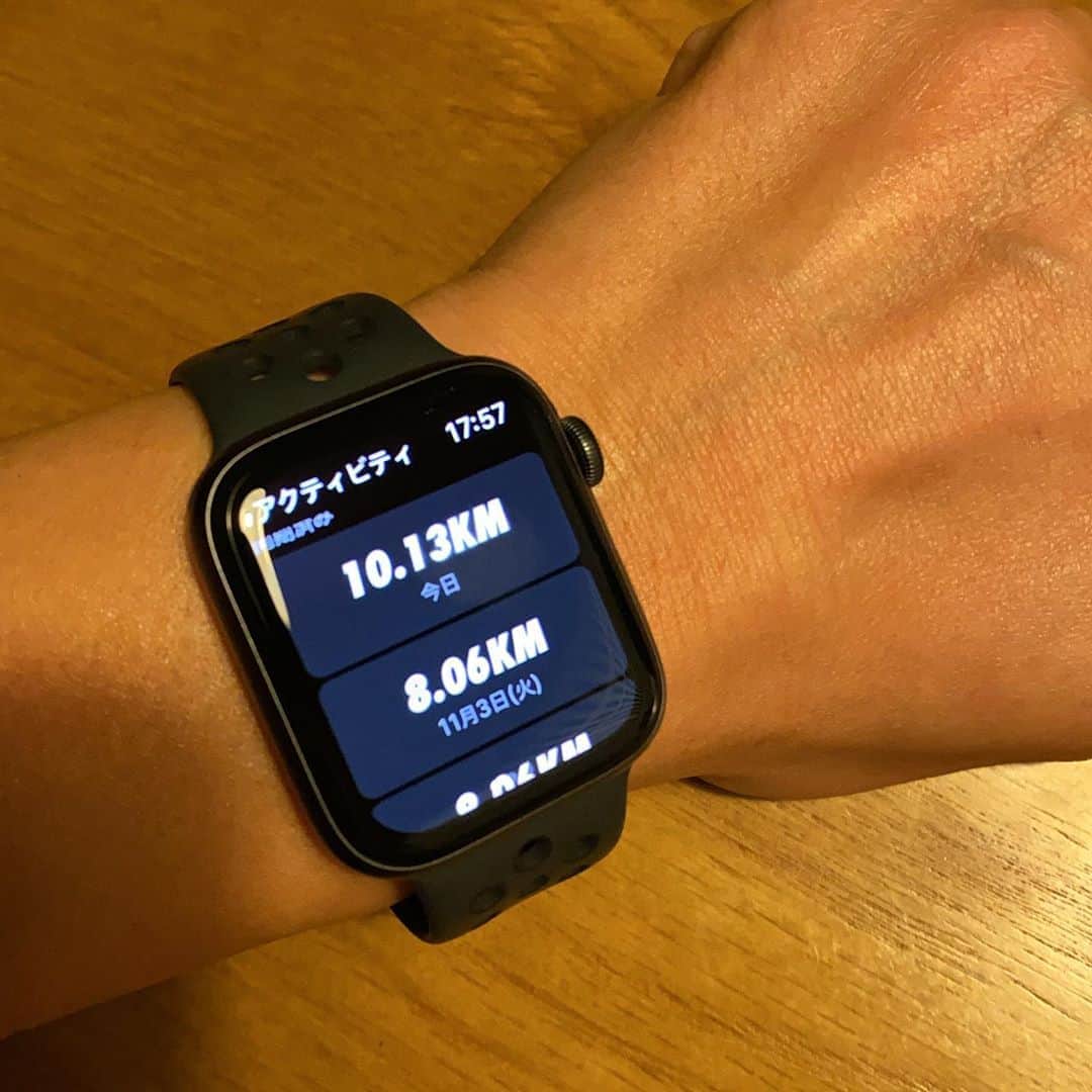 浅田信一のインスタグラム：「10K🏃🏻‍♂️」