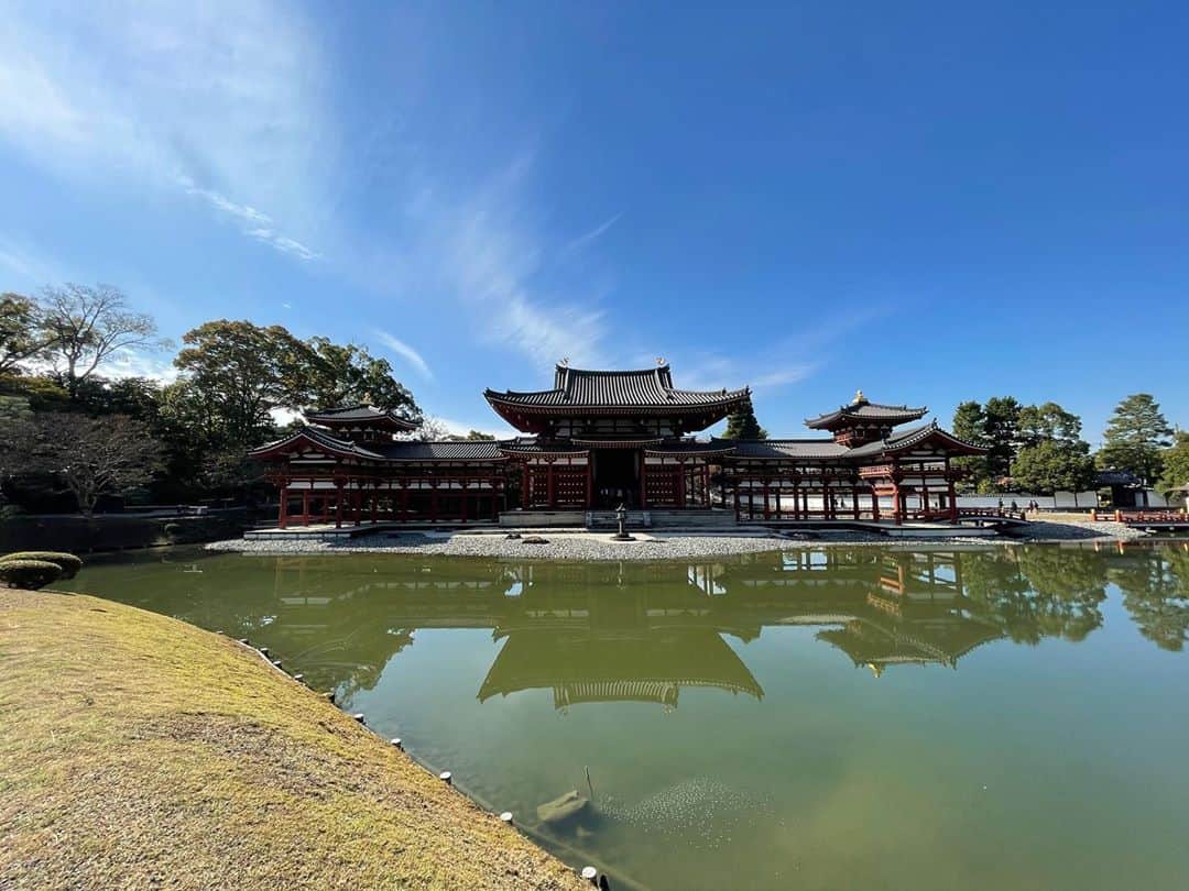 金子貴俊のインスタグラム：「平等院 美しいなぁ。」