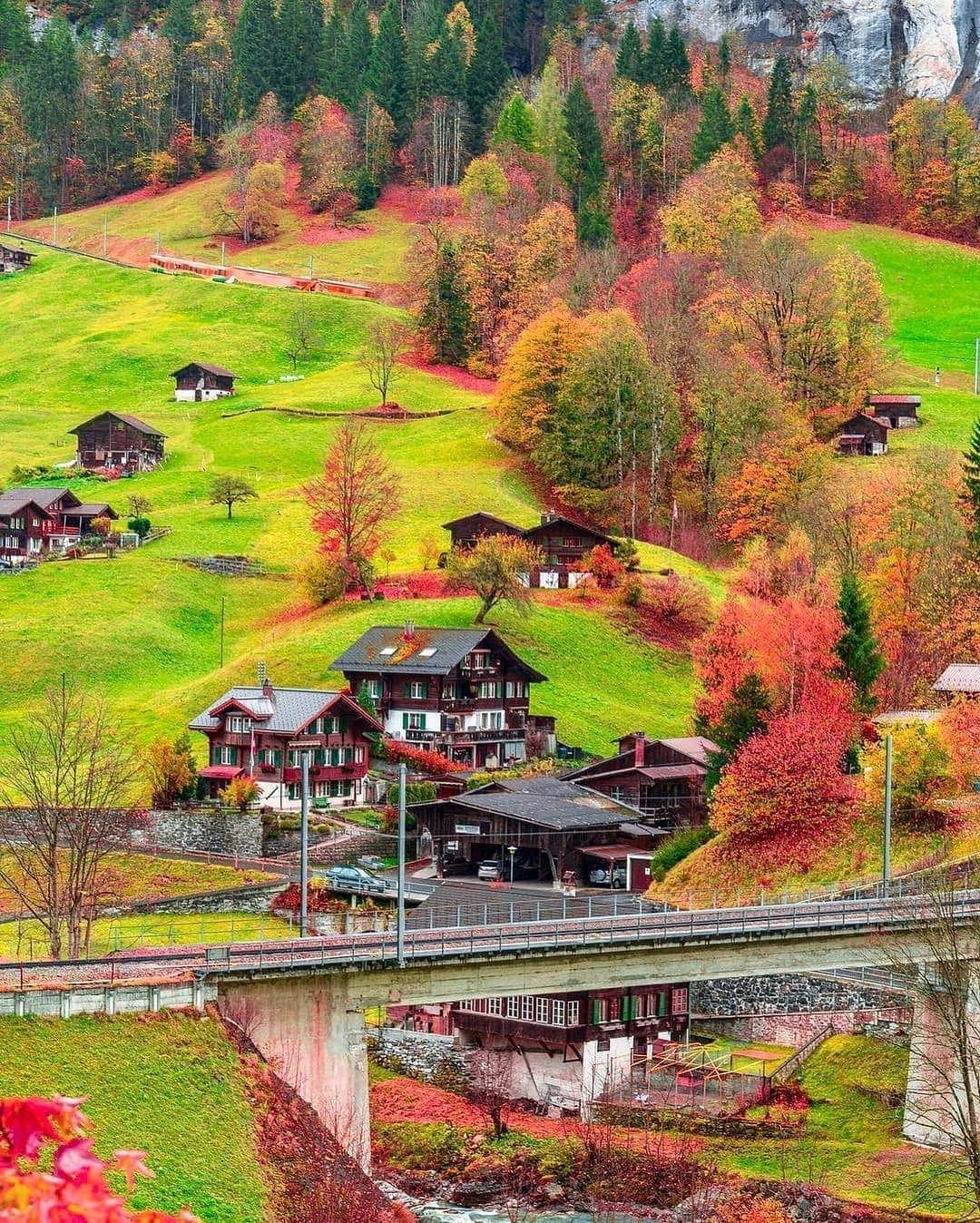 BEAUTIFUL DESTINATIONSさんのインスタグラム写真 - (BEAUTIFUL DESTINATIONSInstagram)「Beautiful in all seasons.🇨🇭 Autumn in Switzerland is the best time for hiking, strolling across verdant fields, and simply being outdoors. It isn't hard to believe that it's one of the most photogenic destinations to exist—this photo set proves it! 😍  From 1-10, which spot is your favorite? 1. Lauterbrunnen  2. Kandersteg 3. Wallis, Valais  4. Bernese Highlands 5. Vernamiege  6. Unknown 👀 7. Grindelwald 8. Wengen 9. Malbun 10. Lake Thun   Bookmark this for reference and tag who you'd take here!  📸 @amir_asani13 📍 Switzerland」11月5日 18時08分 - beautifuldestinations