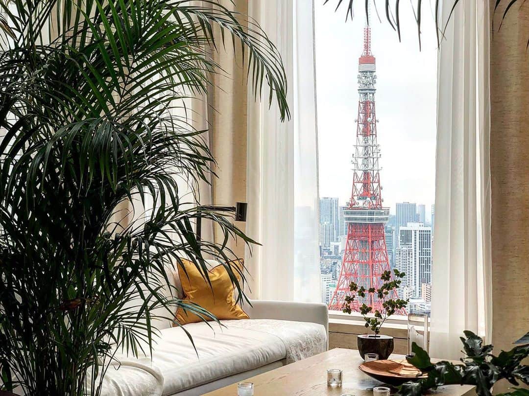 能美黎子さんのインスタグラム写真 - (能美黎子Instagram)「・ 都内の絶景スポット。 ・ #東京エディション虎ノ門 ホテル @toranomonedition  @editionhotels  の1番おすすめの場所はここ。 ・ スタッフの方が、 おすすめの場所と言ってご案内して下さったのは、 ロビーフロアにあるレストラン内の 東京タワーが一望できるお席。 ・ こんなに大きく見える東京タワーの景色は、 圧巻でした。 ・ 今度来た時は、 この場所でアフタヌーンティーがしたいな。 ・ #editionhotel #虎ノ門 #tokyoeditiontoranomon #ホテルライク #ステイケーション #週末の過ごし方 #週末ホテルステイ #たびすたぐらむ #たびじょ #美黎旅 #東京女子部#都内ホテル #ホテルランチ #休日コーデ #新しいホテル #東京観光 #ダレカニミセタイケシキ #旅したくなるフォト #思い出pic #思い出グラム #ホテル巡り #旅ジェニック #ハヤリタビ #ホテル好きな人と繋がりたい #東京女子部#staycation #絶景スポット #フォトジェニックスポット #東京タワーが見える店 #東京タワー」11月5日 18時32分 - reikonohmi