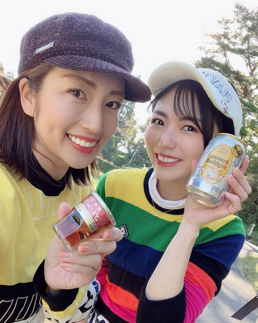 庄司ゆうこさんのインスタグラム写真 - (庄司ゆうこInstagram)「PSYゴルフ部メンバーでエンジョイゴルフ⛳️❤️ 最高に気持ちの良い天気でゴルフ日和な1日でした❣ ゴルフ中にお酒飲んでやるとかまずないんだけど、今日はみんなお酒好きで初めてデルカップってやつを飲んでしまった😂笑 そしたら飲んだ方がいい感じに力が抜けたのか、調子良くなってビックリ🤣嬉しいショット満載でした😆 それにしても私とえりなちゃん、ゴルフウェア、カラフルやなぁ🤣 #ゴルフ#ゴルフ女子#エンジョイゴルフ#ゴルフウェア#姉ヶ崎カントリー倶楽部#psyゴルフ部#ヨガインストラクター#ポジティブスターヨガ」11月5日 19時07分 - yuko.shoji