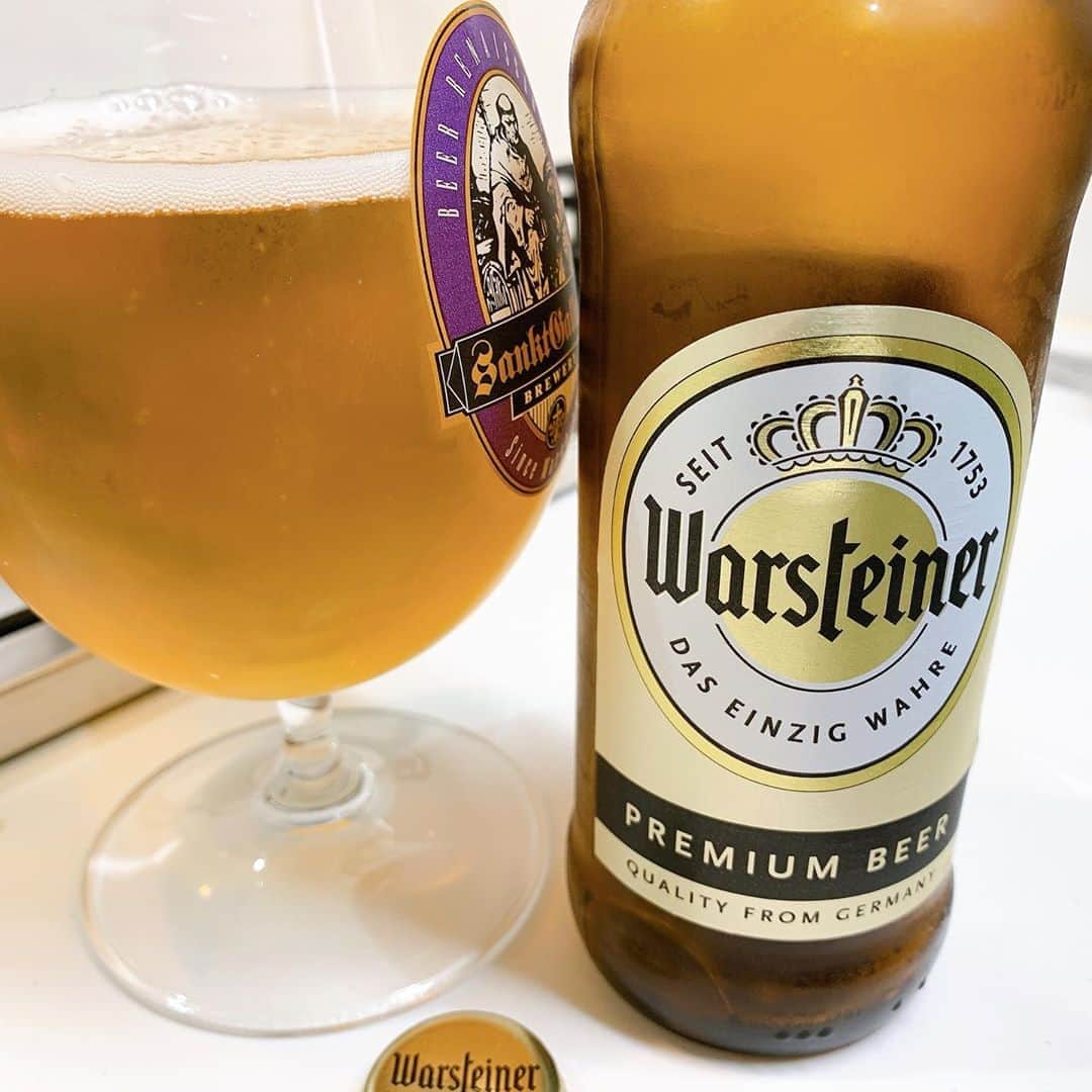 北川尚弥のインスタグラム：「少し早めのかんぱーい🍺 今日はヴァルシュタイナー。 この時間にご飯作りながら、飲むのってすごい幸せタイム  #頑張った自分にご褒美ール #ヴァルシュタイナー」