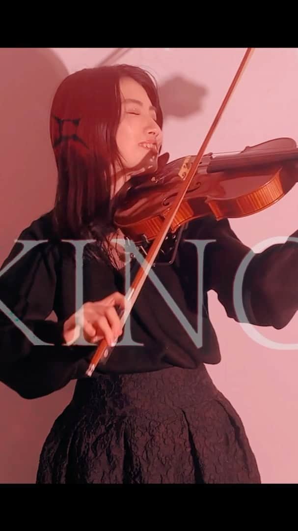 百合香（yurika）のインスタグラム：「【#ヴァイオリン で歌ってみた】 #king / #kanaria 様」