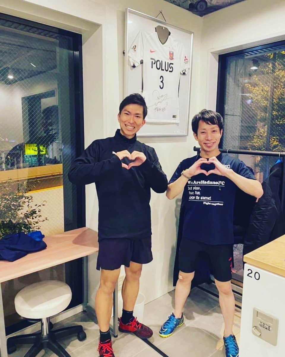 アモーレ橋本さんのインスタグラム写真 - (アモーレ橋本Instagram)「#エルアグア東京 #ソサイチ #星野昴 選手  お久しぶりにお会いました！ お互いめちゃくちゃ元気でした笑  AMORE♡  #高地トレーニング  #ハイアルチ #三軒茶屋 #次は一緒に走りましょう」11月5日 20時45分 - bravo_hashimoto