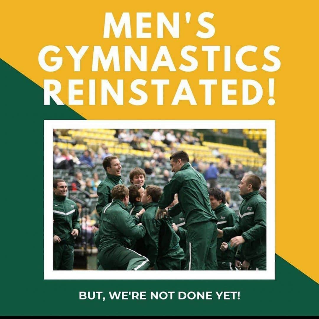 Inside Gymnasticsさんのインスタグラム写真 - (Inside GymnasticsInstagram)「🙌🙌🙌 #savewmgymnastics   Reposted from @collegemgym W&M has been reinstated at least until the 2021-2022 season while the University evaluates sustainability models for men’s gym! #NCAAMGym #SaveOlympicSports」11月6日 3時14分 - insidegym