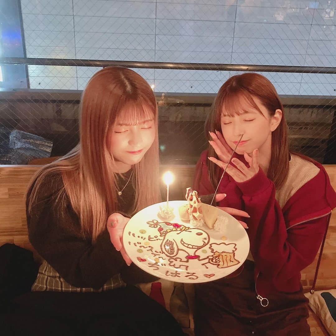 さきさんのインスタグラム写真 - (さきInstagram)「ちはちゃんお誕生日おめでとう🍻いつかお手紙書くからここではあんま言わないでおくねぇえ、いつもありがとう( '֊' )！これからもよろしくねえ！！  #ちはるが産まれた日 #いいこに育ちました  #ぢはる」11月5日 22時59分 - tokimekiwaccha